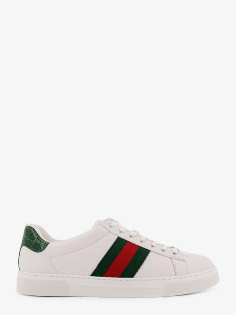 GUCCI Gucci Men Ace Low-Top Leather Sneakers