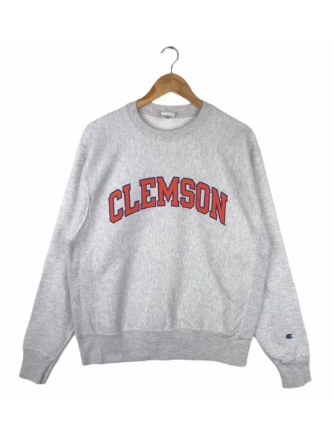 Other Designers Vintage CLEMSON Champion Reverse Weave Crewneck