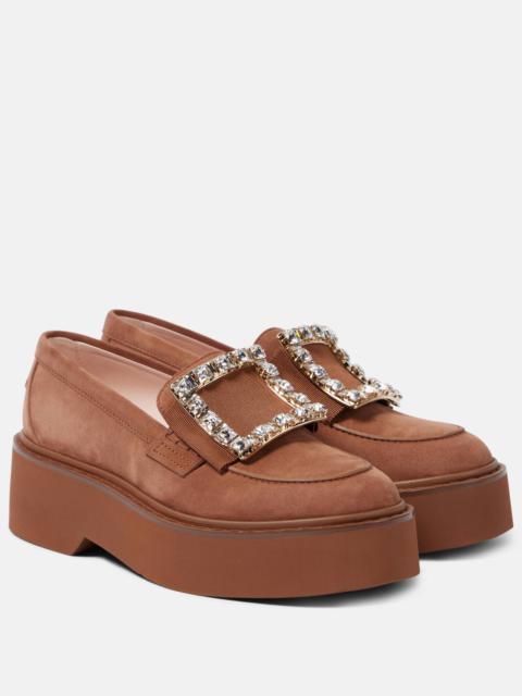 Roger Vivier Viv' Rangers patent leather platform loafers