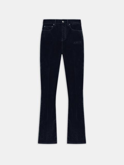 AMIRI VELVET FLARE JEAN