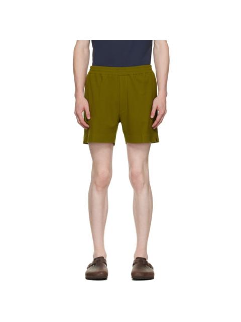 SECOND/LAYER Green Madero Boxer Shorts