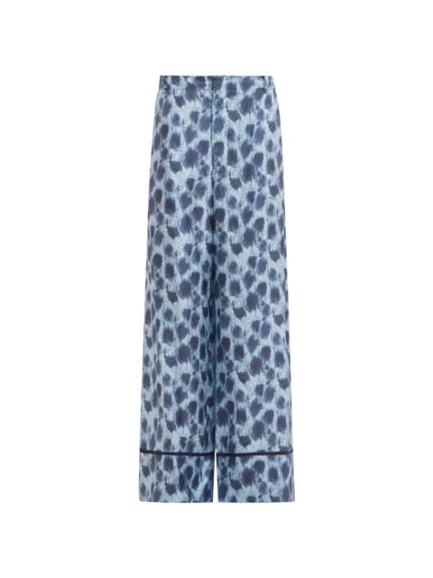 silk wide-leg trousers