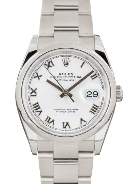 ROLEX Rolex Datejust 36 Stainless Steel 126200 White Dial