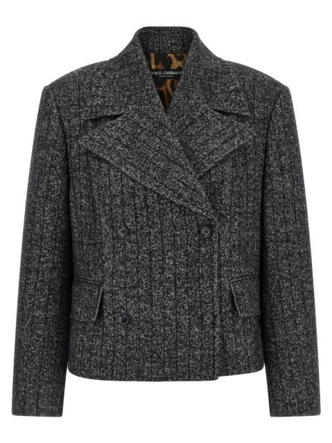 Dolce & Gabbana Dolce & Gabbana Women Striped Wool Blazer