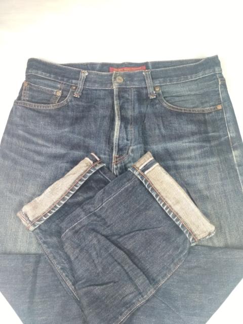 Other Designers Uniqlo jeans distressed selvedge denim