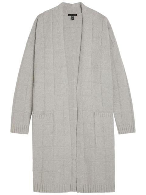 EILEEN FISHER Eileen Fisher Checked Cotton and Cashmere-blend Cardigan
