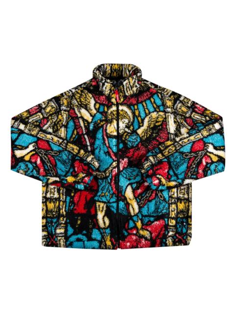 Supreme Supreme Saint Michael Fleece Jacket 'White'