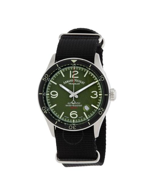 Other Designers Armand Nicolet M2H Automatic Green Dial Men's Watch A740HNA-VR-BN22481AANN
