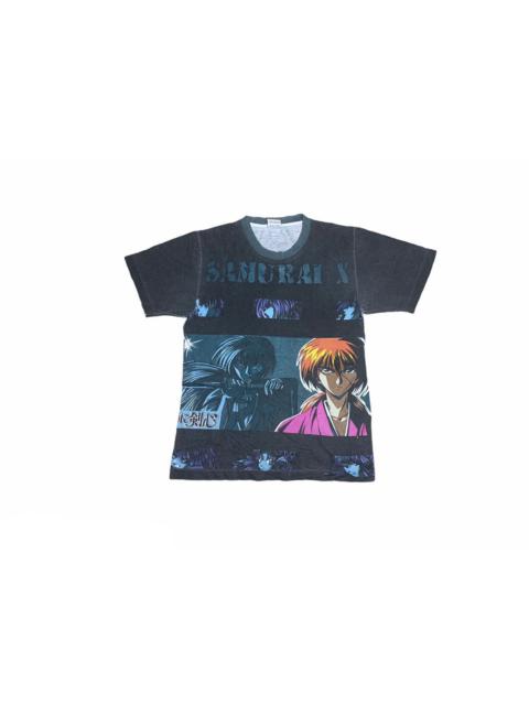 Other Designers vintage rurouni kenshin samurai x all over print tshirt