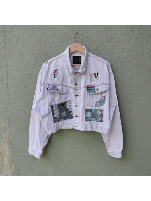 Other Designers Vintage DAILY JEANS Patchwork Style Button Ups Rare Jacket