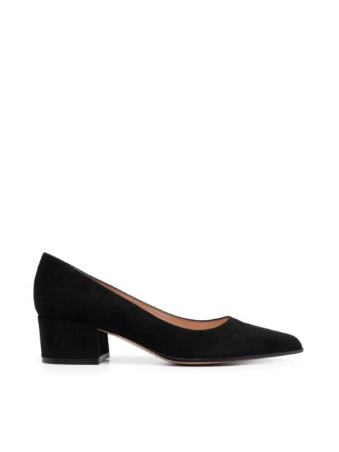 Gianvito Rossi Piper suede leather pumps