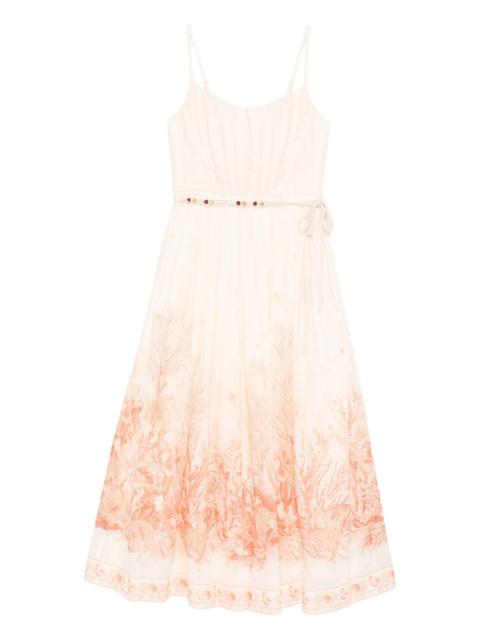 Zimmermann The Wanderlust print midi dress