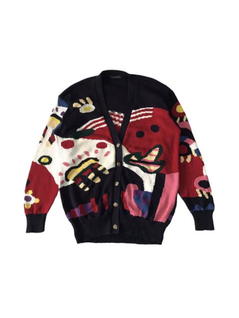 Other Designers Art Comes First - Nice Mucca Mucca Printed Cardigan