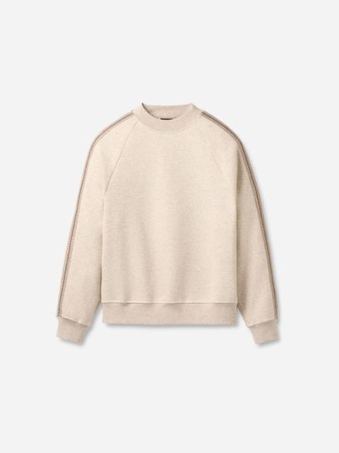 UGG ® Men's Tasman Crewneck Cotton Blend Tops in Caribou Heather