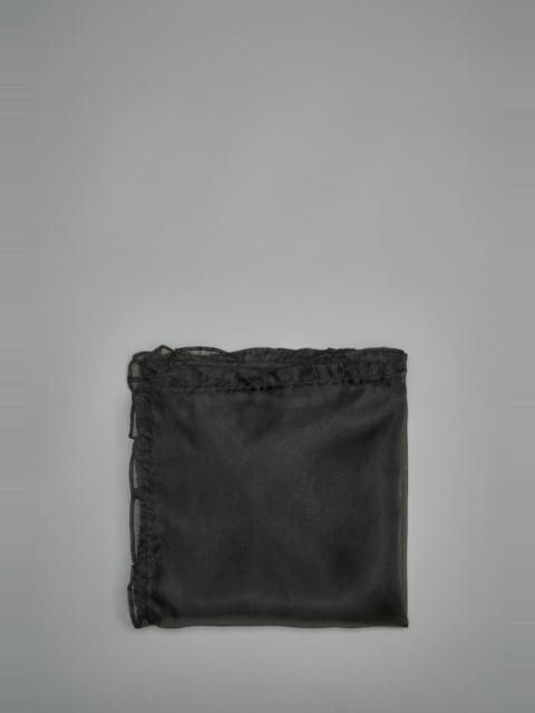 GANNI Technical Organza Frill Scarf