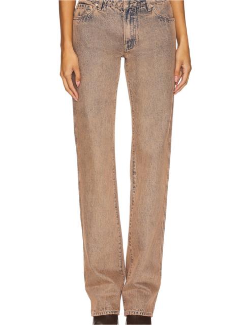 GRLFRND Isabel Low Rise Straight Jeans