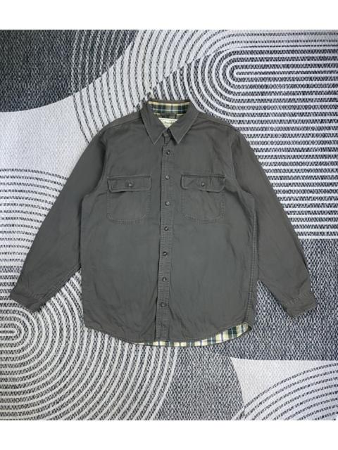 Other Designers L.L. Bean - Vtg L.L.Bean Grey Colour Plaid Lining Flannel