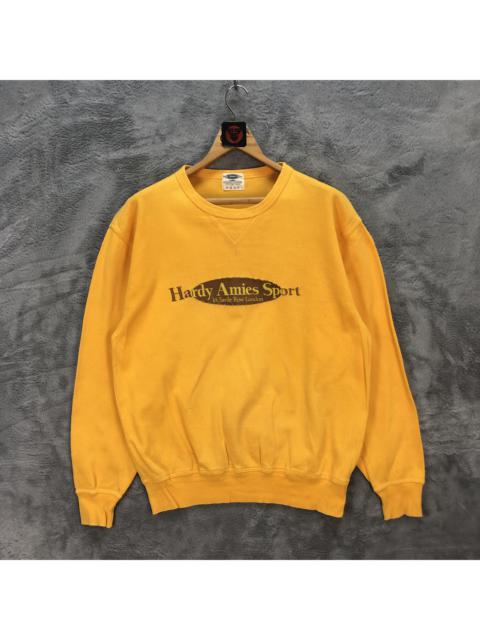 Other Designers Vintage - Trashed Hardy Amies Sport Big Logo Sweatshirts #6282-58