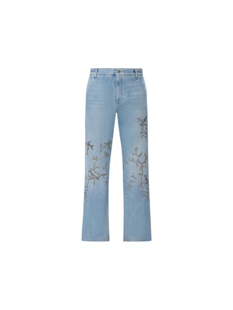 AMIRI Amiri Blue Denim - Regular & Straight-Leg Jeans Men