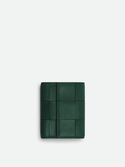 Bottega Veneta Cassette Tri-Fold Zip Wallet