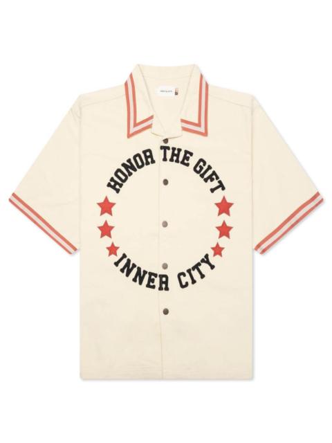 HONOR THE GIFT TRADITION S/S SNAP UP - BONE