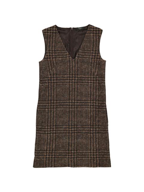 Max Mara Scalata V-neckline Wool-blend Jersey Dress
