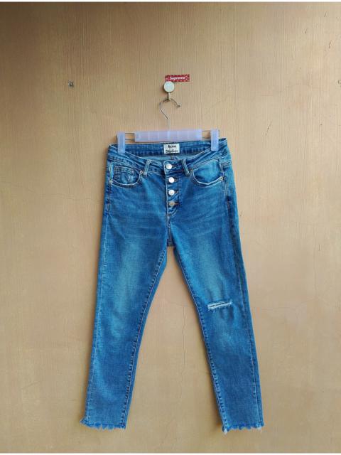 Acne studio raw hem jeans
