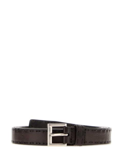 Prada Prada Men Brown Nappa Leather Belt