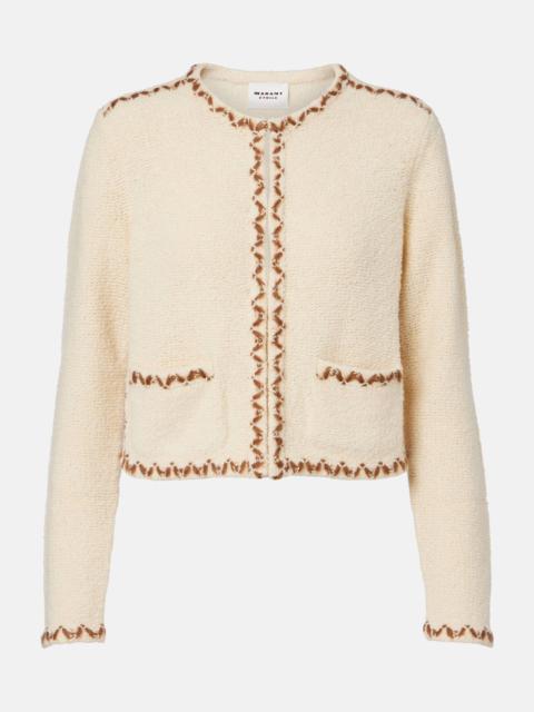 Isabel Marant Étoile Rochelle wool-blend tweed cardigan