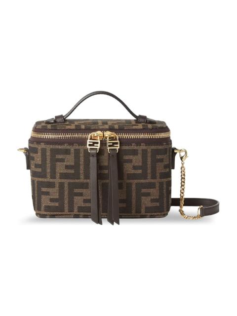 FENDI Vanity Crossbody Bag In Ff Jacquard Fabric