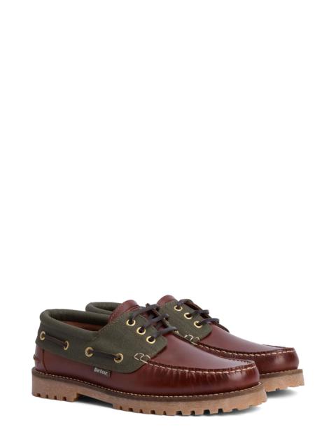 Barbour Barbour Deck Boat Shoe in Mahogany at Nordstrom