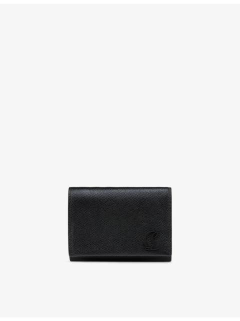 Christian Louboutin Mooncrest Trifold Compact Leather Wallet
