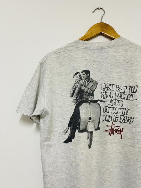 Other Designers Vintage - Vintage 90’s Stussy Photoprint “ Vespa Modern Streetwear St1