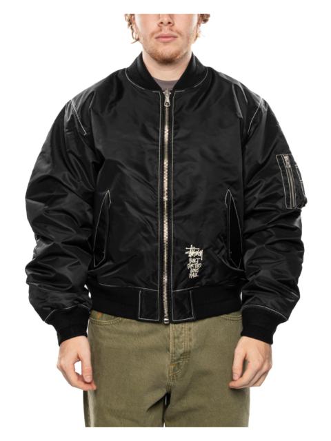 Built Bomber Reversible Jacket Black