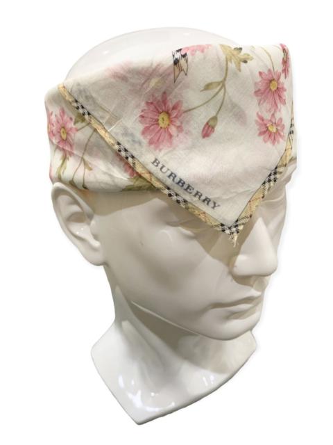Vintage - Burberry Bandana Headband Handkerchief Neckerchief Turban