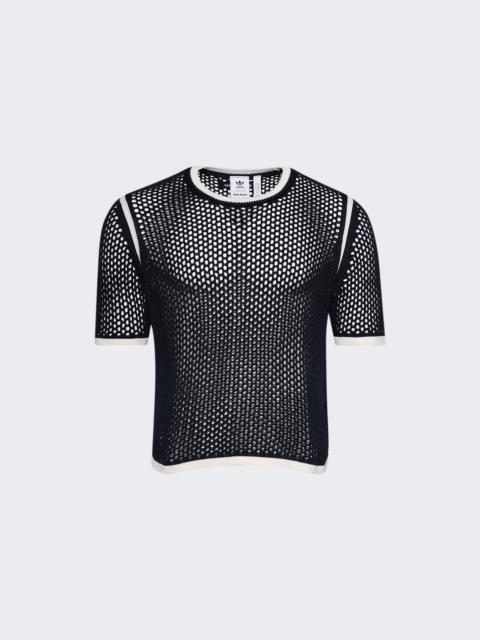 adidas X Wales Bonner Knit Tee Night Navy And Wonder White
