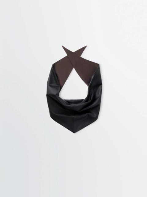 Lemaire LEATHER TRIANGLE SCARF
