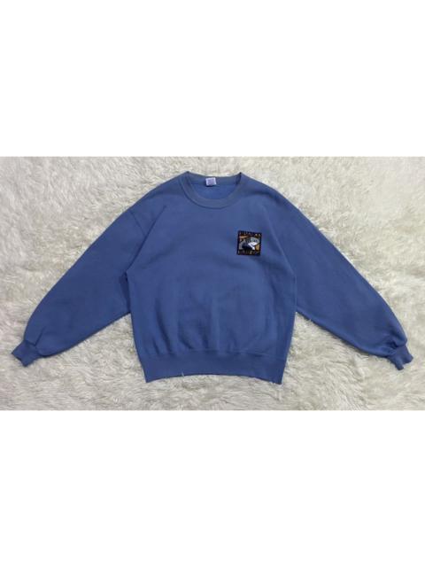 Other Designers Vintage 80's Shark A Surf Co.Hawaii Embroidery Logo Pullover