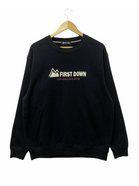 Other Designers Outdoor Life - First Down Spellout Sweatshirt Navy