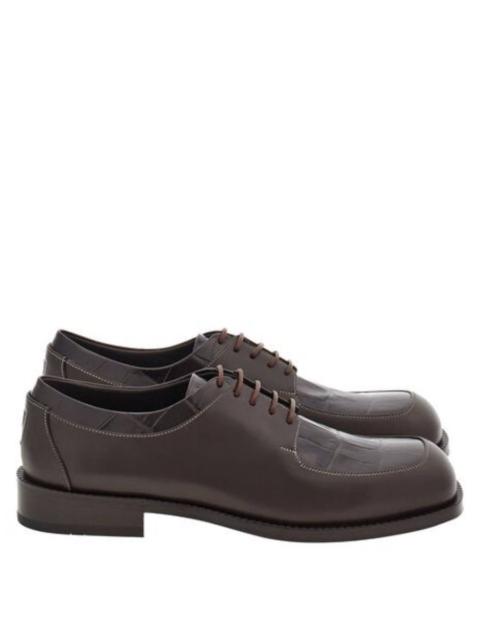 FERRAGAMO Ferragamo Dinamic Leather Lace-Up Derby Shoes