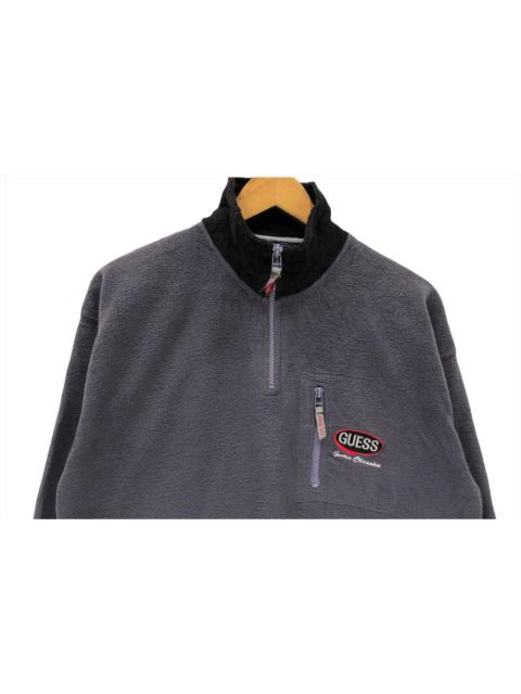 Other Designers Vintage Guess Classic Small Logo Fleece Jacket Sweatshirt