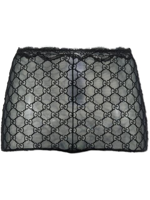 Gucci Women Gg Tulle Coulottes