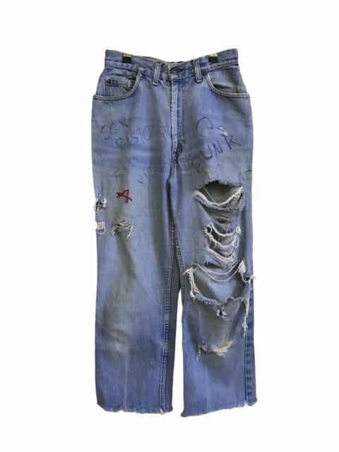 Levi's Vintage Levi’s Art Punk Distressed Grunge Jeans