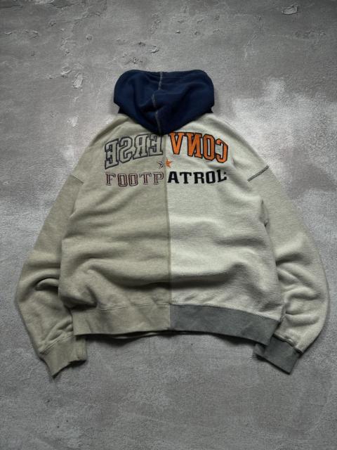 Converse Rare Converse Footpatrol Big Logo Patched Reverse Hoodie