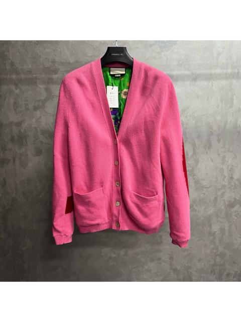 GUCCI Gucci Pink Patterned Long-Sleeve Knit Sweater
