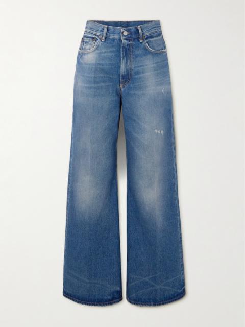 Acne Studios High-rise Wide-leg Organic Jeans