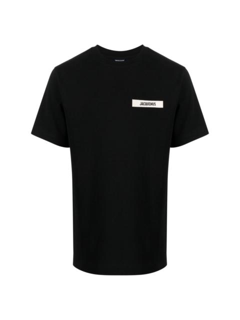 logo-patch cotton T-shirt