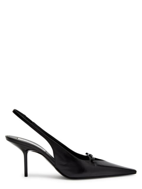 Victoria Beckham 75 Leather Slingback Pumps