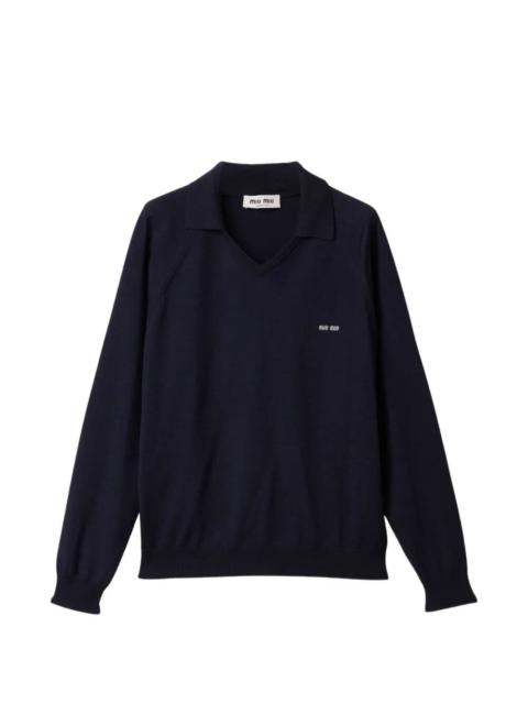 Miu Miu Wool V Neck