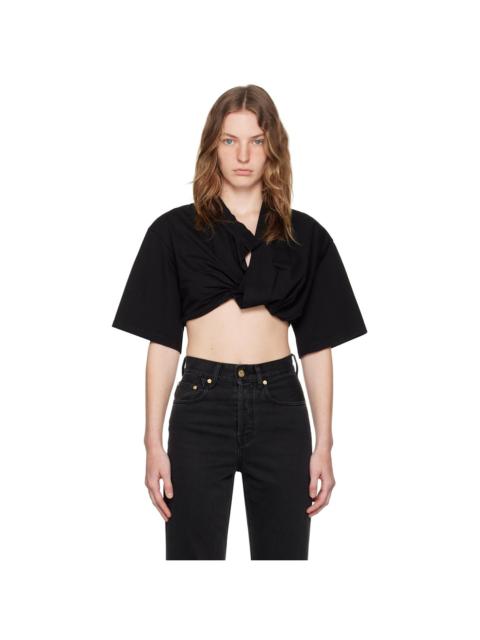 JACQUEMUS Black  Le Chouchou 'Le T-Shirt Bahia Court' T-Shirt